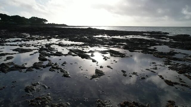 The rocks at the beach, Mesquer, France