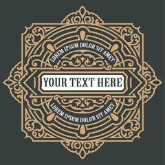 Vintage Design with Ornaments  © Roverto