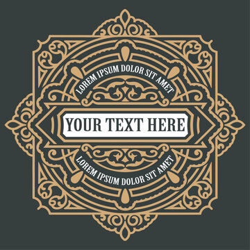 Vintage Design with Ornaments 