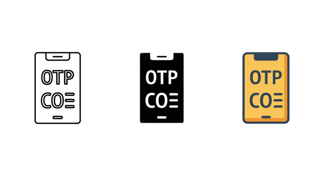 OTP COE icons on mobile phones