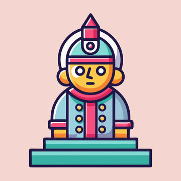 Ancient Figurine Illustration