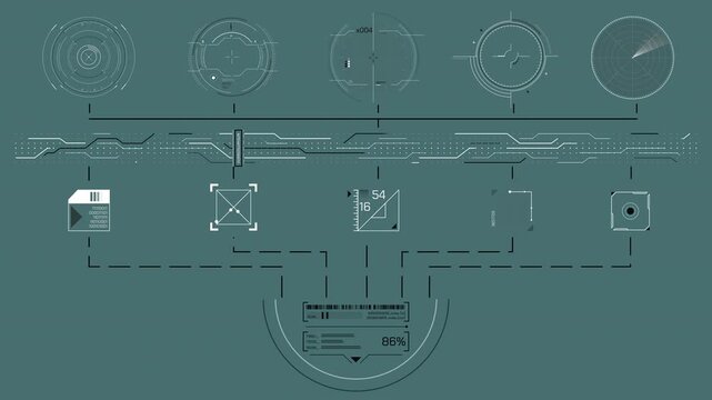 Animated display with high-precision digital data processing system