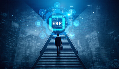 Enterprise Resource Planning (ERP) system for business process management. This ERP software solution integrates core business functions for efficiency. Motif