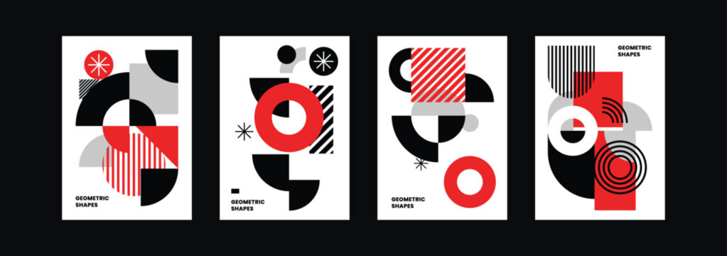 Modern Minimalist Vector Backgrounds with Geometric Shapes for Covers, Posters, and Branding.