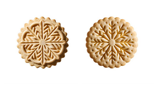 christmas cookies with transparent background 