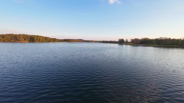 Recreatiegebied Bussloo Apeldoorn, The Netherlands | Cinematic Aerial Lake View