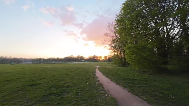 Recreatiegebied Bussloo Apeldoorn, The Netherlands | Cinematic Aerial Lake View