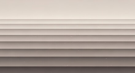 Fototapeta premium A close-up view of stacked horizontal slats in varying shades of brown and beige on a white background.