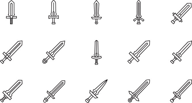 Black and white of various tools and hardware hammer