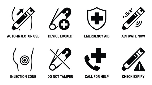 First Aid Process For Auto Injector Auto-Injector Images – Browse 1,404 Stock Photos, Vectors, and Video ...