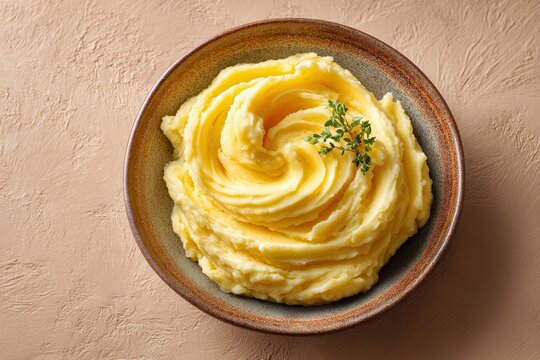A single plate holds smooth funge made from cassava paste