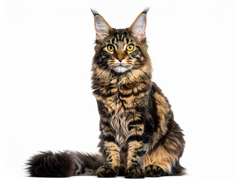 Maincoon getigert wuschelig