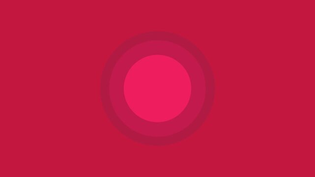 Abstract  Concentric Circles Motion Graphics Background Loop with Soft Pulse Animation for Corporate and Creative Video Projects