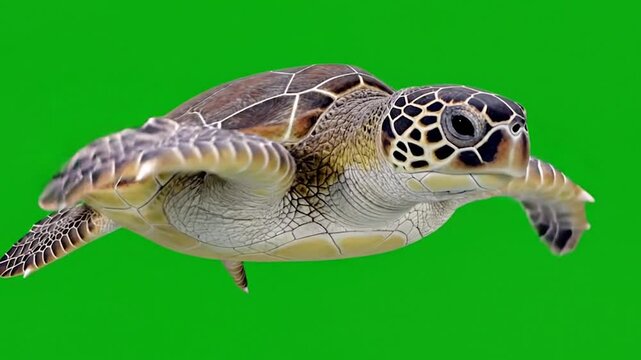 Sea Turtle Swimming