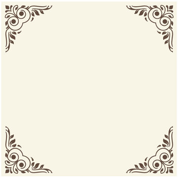 Decorative classic ornaments for graphic design
