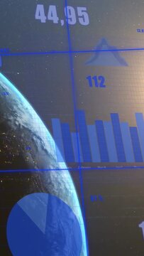 Vertical video: Hand cam starting pan left, showing planet charts, glare passing, revealing 21