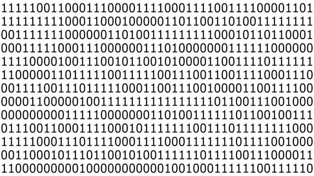fast changing binary code - glitch effect. 4K video animation. binary code stream