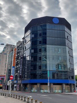 Yuanta financial holdings Ximen branch facade in Taipei, Taiwan