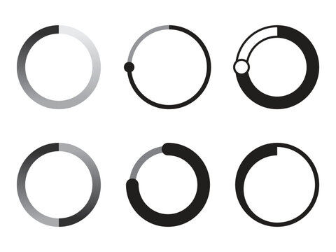 Minimal Circular Loader Progress Icons
