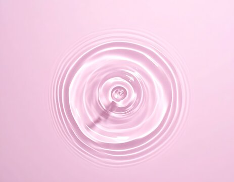 A pink background with rippling water effect