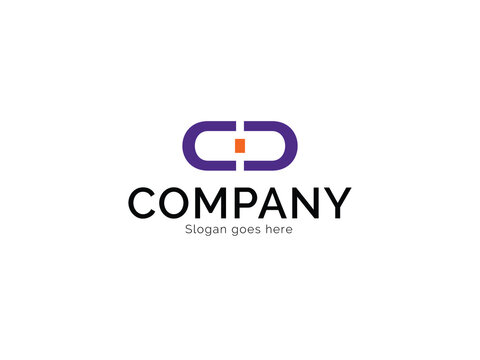 Modern Minimalist DD Lettermark Logo Design - Simple Minimalist Letter DD Logo Design for Corporate Branding