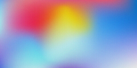 Obraz premium A vibrant abstract gradient background featuring blends of red yellow and blue hues