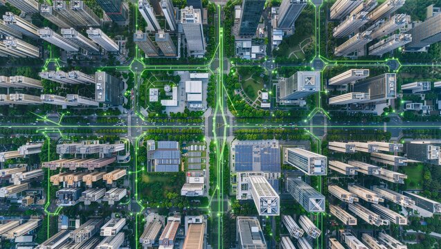 Smart Green City Network with Ecological Data Connections