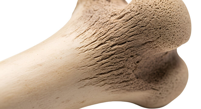 Close-up of spongy bone tissue with trabecular structure on a black backdrop revealing porous inner bone anatomy for medical or science study