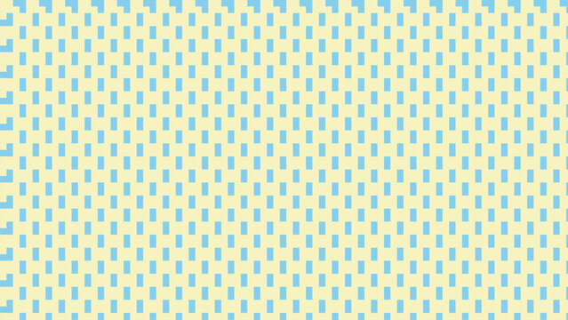Pale Yellow and Blue Seamless Geometric Minimal Pattern Background