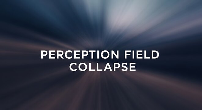Perception field collapse with motion blur effect perception collapse abstract graphics