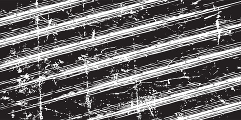 Naklejka premium Old film texture with scratches, noise and light leaks. Realistic transparent overlay film texture in black-white, dust and grain. Distressed retro movie or photo negative effect of cinema nostalgia