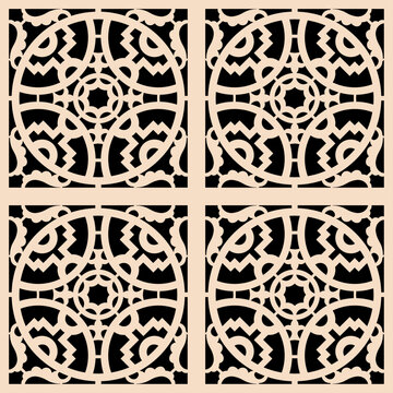 Dual of a mosaic based on decorative patterns 