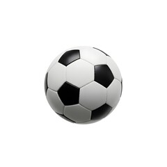 Naklejka premium soccer ball on white background generative ai