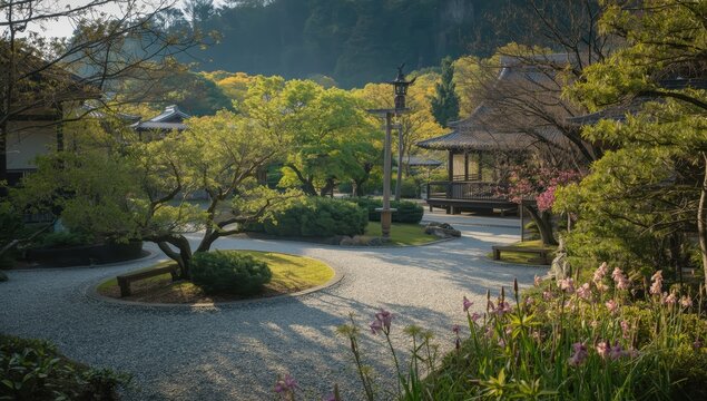 Eikando Temple Zen Garden in Kyoto, Japan