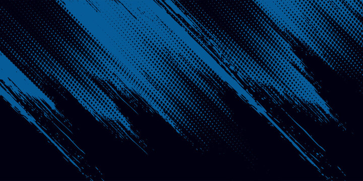 Dots halftone white and blue color pattern gradient grunge texture background. Dots pop art comics sport style. abstract grunge background.
