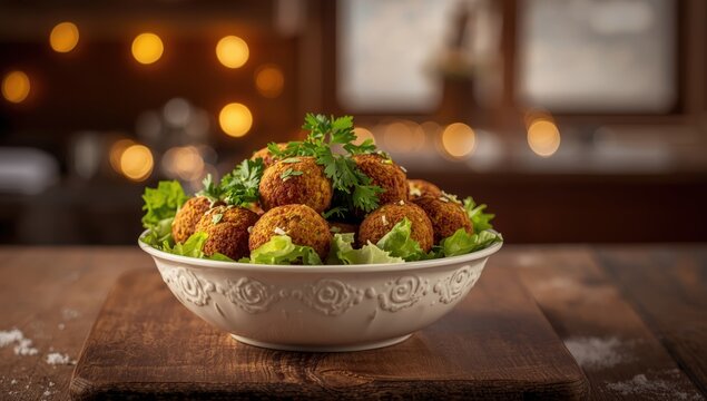 Falafel Patty Winter Bowl