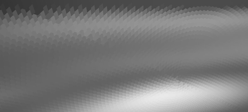 Halftone Hexagonal Pattern Vector Abstract Geometric Technology Background. Retro Colored Half Tone Hexagons Texture. Minimal Style Dynamic Tech Wallpaper. modern