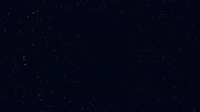 Wide view of a dark star field with scattered bright stars and subtle cosmic dust, ideal for astronomy, science, space exploration, and background visuals