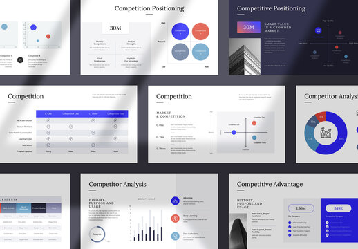 Business Pitch Deck Presentation Layout