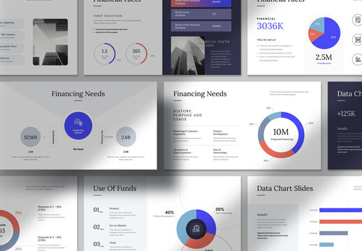 Business Pitch Deck Presentation Design Template