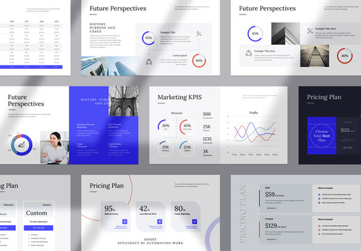 Pitch Deck Presentation Design Layout Template
