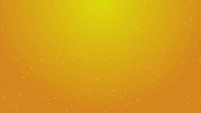 Bright dust bokeh particles with yellow light and flare sparkles animation. Shining stars dust bokeh glitter awards dust movement flickering loop a starry. A lot of dust particles floating around.