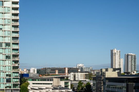 view from Newstead looking towards Brisbane City
