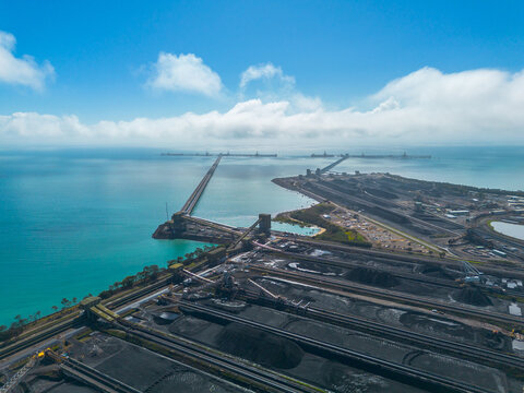 Two coal terminals at the port, Hay Point Coal Terminal and Dalrymple Bay Coal Terminal