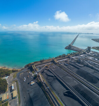Two coal terminals at the port, Hay Point Coal Terminal and Dalrymple Bay Coal Terminal