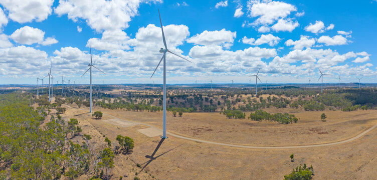 Wind Turbines on the Sapphire Windfarm between Glen Innes and Inverell