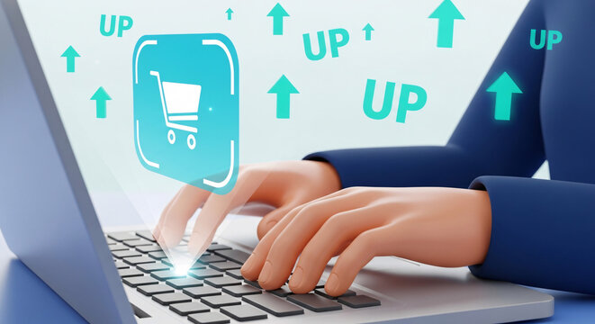 Croissance des ventes en ligne avec interface e-commerce