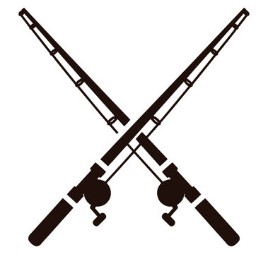 Crossed Fishing Rods Images  Browse 1,323 Stock Photos, Vectors, and Video  | Adobe Stock