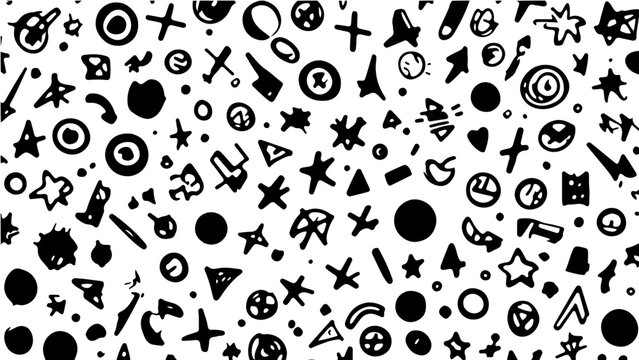 seamless pattern with numbers
