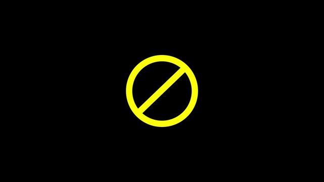Yellow loading spinner on black background minimalist modern u i u x